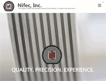 Tablet Screenshot of nifec.com